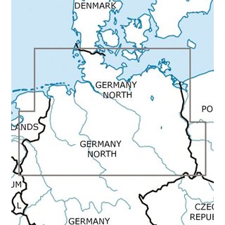 Deutschland Nord VFR Karte Rogers Data