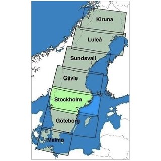 Schweden Stockholm ICAO Karte VFR