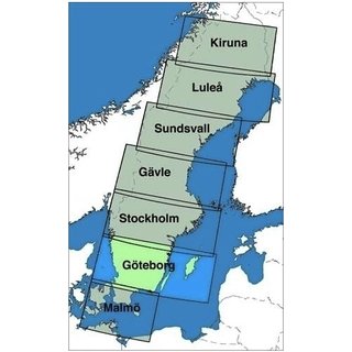 Schweden Gteborg ICAO Karte VFR
