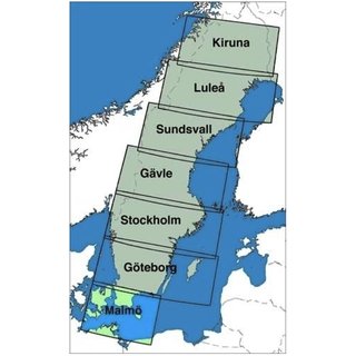 Schweden Malm ICAO Karte VFR