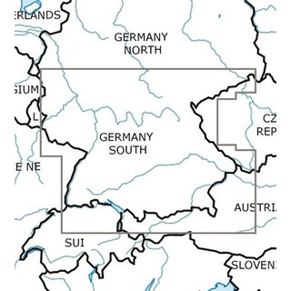 Deutschland Sd VFR Karte Rogers Data