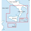 Italy South, Lampedusa, Malta VFR Chart Rogers Data