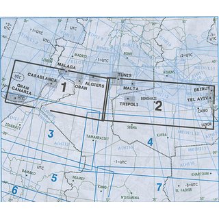 IFR-Streckenkarte Afrika - Oberer/Unterer Luftraum - A(H/L) 1/2