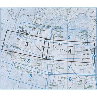 High and Low Altitude Enroute Chart Africa A(H/L)3/4