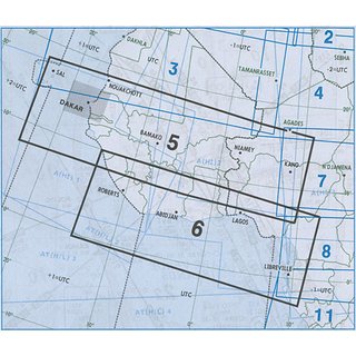 IFR-Streckenkarte Afrika - Oberer/Unterer Luftraum - A(H/L) 5/6