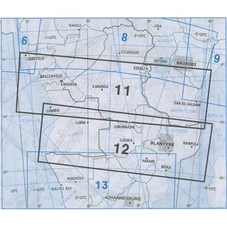 IFR-Streckenkarte Afrika - Oberer/Unterer Luftraum - A(H/L) 11/12