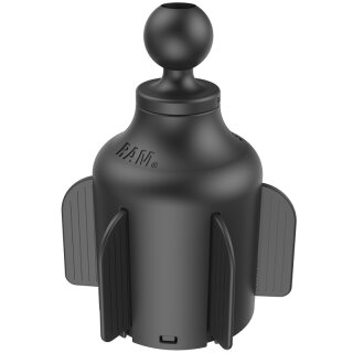 RAM Stubby Cup Holder Base with 1 Ball
