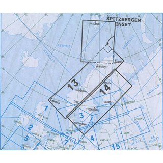 IFR-Streckenkarte - Oberer Luftraum - EHI 13/14