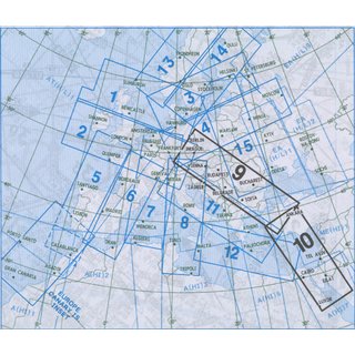 High Altitude Enroute Chart E(H)9/10