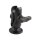 RAM 1.5" Ball Short Length Double Socket Arm with 2.5" Round Base AMPs Hole Pattern)