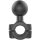 RAM® Torque™ 3/4" - 1" Diameter Handlebar/Rail Base with C Size 1.5" Ball