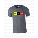 AV8R Aviator T-Shirt dark heather grey