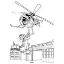 Chicken Wings Coloring Book - Blue Skies
