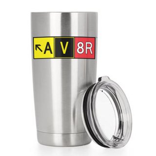 Edelstahl Thermos Trinkbecher Aviator
