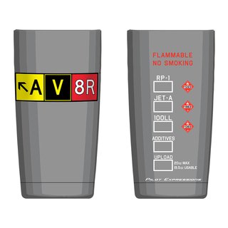 Edelstahl Thermos Trinkbecher Aviator