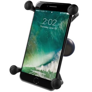 RAM Mount Halteschale X-Grip IV Universal fr grosse Smartphones (Phablets) mit C-Kugel