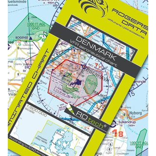 Dnemark VFR Karte Rogers Data