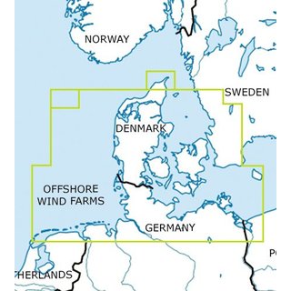 Dänemark VFR Karte Rogers Data