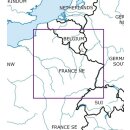 Frankreich Nord-Ost VFR Karte Rogers Data