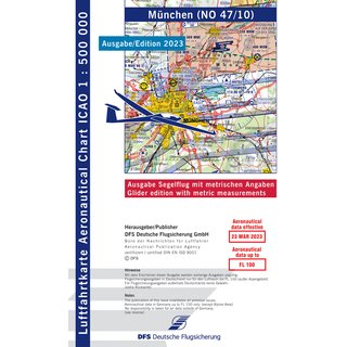 Munich ICAO Glider Chart