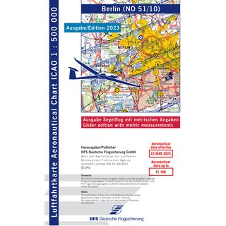 Segelflugkarte Berlin