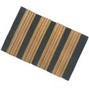 Captain Epaulets - 4 Bar - Black with Gold Stripes