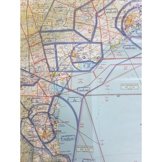 Frankreich Sd-Ost ICAO Karte VFR