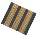 Copilot Epaulets - 3 Bar - Black with Gold Stripes