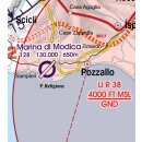 Malta - Sizilien VFR Karte Rogers Data