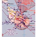 Malta - Sizilien VFR Karte Rogers Data