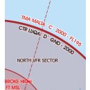 Malta - Sizilien VFR Karte Rogers Data