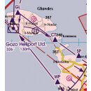 Malta – Sicilia Rogers Data VFR Aeronautical Chart 