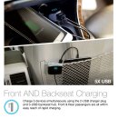 Front and Backseat USB Charger