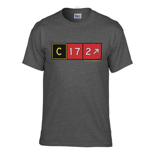 C172 "Cessna172" T-Shirt dark heather grey