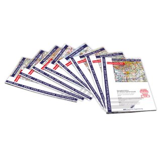 Deutschland ICAO-Karten-Set Komplettsatz 8 Blatt
