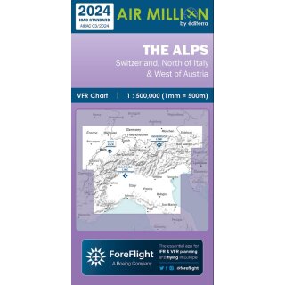 Alpen Air Million ZOOM 1:500.000 Karte VFR