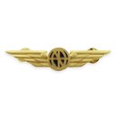 Pilot Wings universal aviator lapel wing ping gold