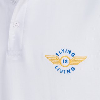 Polo Shirt Flying is Living