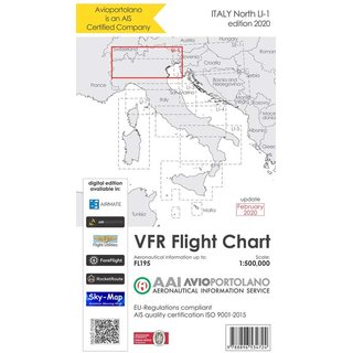 Italien LI-1 ICAO Karte VFR