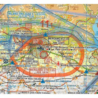 Italien LI-1 ICAO Karte VFR