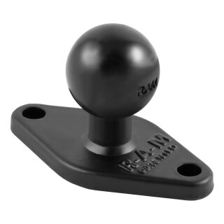 RAM 2.43" x 1.31" Diamond Ball Base with 1" Ball