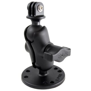 RAM Mount Halterung fr GoPro Hero Kamera kurz, flache Oberflche