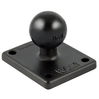 RAM Mount Basis - rechteckig 50mm x 43mm 1 Zoll (B) Kugel