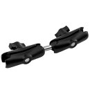 RAM Mount Doppelkugeladapter mit 2 x 1 Zoll Kugeln