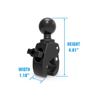 RAM Mount Tough-Claw Halteklammer (klein) mit C-Kugel (1,5 Zoll)