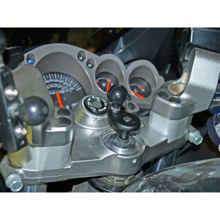 RAM Mount Motorradvorbau-Basis mit 1 Zoll Kugel