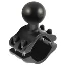 RAM 2 to 2.5 Rail Clamp Base with 1.5 Ball