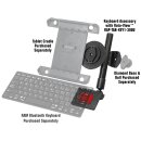 RAM Mount Tastaturhalter mit drehbarer Tablet-Aufnahme