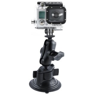 RAM Mount Saugnapf Halterung kurz GoPro Hero