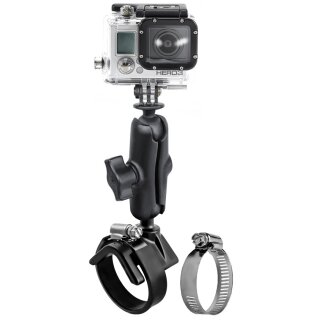 RAM Mount Roll Bar with Custom GoPro HERO Adapter